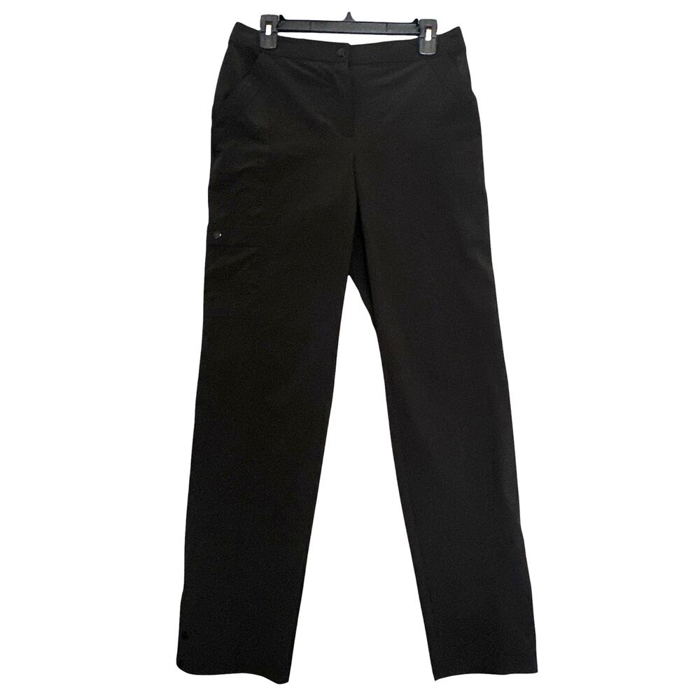 Chico's Zenergy Golf Gina Cargo Pants Black Stretch Size Small / 0.5